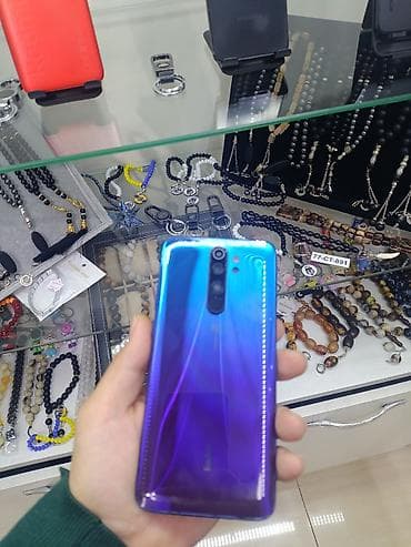 Redmi Note 8 Pro, 128 GB, rəng - Göy, Barmaq izi