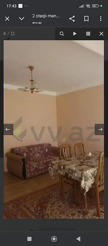 ecemide ucuz kiraye evler: 2 otaqlı mənzil - Planlaşdırma: ayrı-ayrı 2 otaq, dəhliz. - Mətbəx və — 8