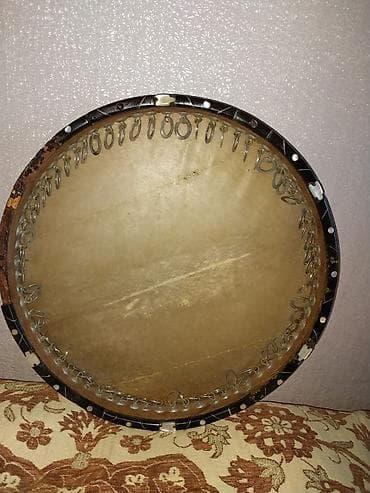 Qaval (millî dəri çərx nağarası) Baliq derisi - Dairəvi korpus, təbii