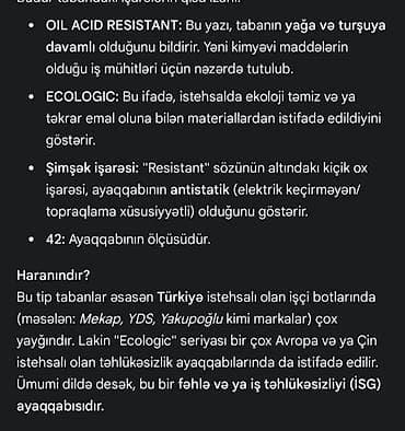 antik etir: Xüsusi hazırlanmış iş ayaqqabıları – 42 razmer. Turkiye istehsali. - — 8