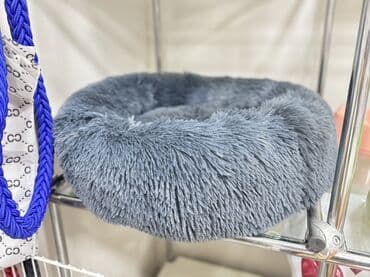 Gəmiricilər: Yumşaq tüklü ev heyvanı yatağı - Dairəvi forma, yüksək kənarlı dizayn — 1