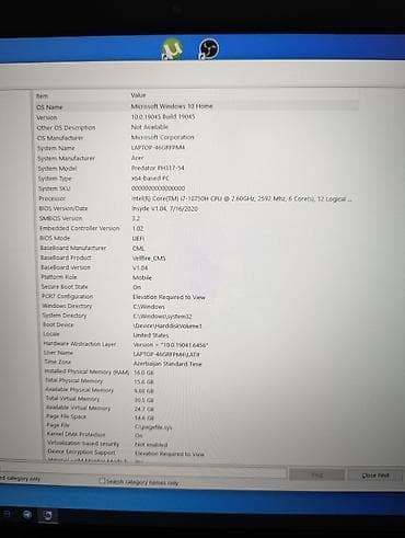 rtx 2070: Acer Predator Helios 300 (PH317-54) oyun noutbuku Əsas xüsusiyyətlər — 4