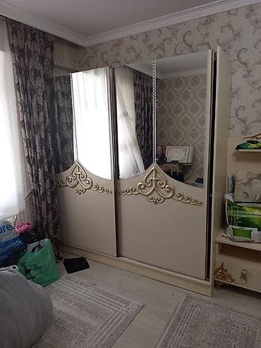 İşlənmiş, 2 qapılı, Güzgülü, Bej, Digər material, Kupe, Düz dolab