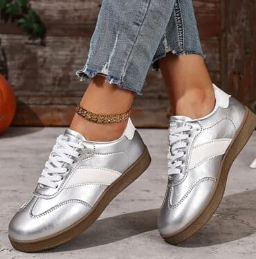 Ölçü: 36, rəng - Gümüşü, Yeni