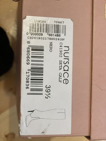 qadın köynək: Çəkmə, Ölçü: 39.5, rəng - Qara, Yeni — 6