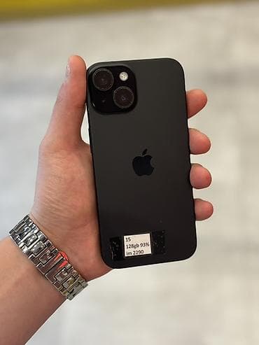 kamera işlənmiş: IPhone 15, 128 GB, Qara — 1