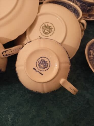 alman servisi: Çay dəsti, rəng - Ağ, Farfor, Villeroy & Boch, Almaniya — 7