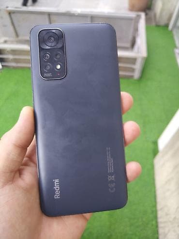 telofonlar: Redmi Note 11, 128 GB, rəng - Qara, Sensor — 2