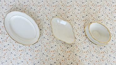 Qab-qacaq və mətbəx ləvazimatları: Nahar dəsti, rəng - Ağ, Farfor, 6 nəfərlik, Almaniya — 7