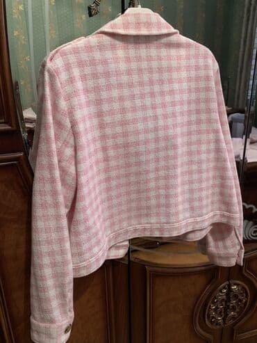 toxunma jaket: ZARA qadın jaketi - Model: qısa kəsimli jaket - Parça: teksturalı — 3