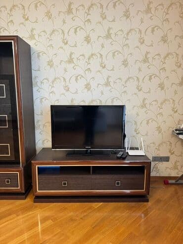 qoz sındıran: Qonaq otağı mebel dəsti - Material: MDF/laminat kombinasiyası, tünd — 3