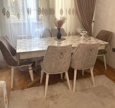 stol stul embawood stullar: Qonaq otağı mebel dəsti satılır. Masa dəsti + Qorka ( Vitrin ) • Masa — 2