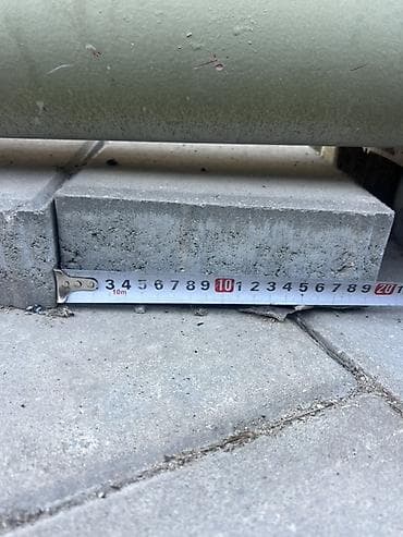 beton pliteler: Beton səki daşları (pavers) – boz rəng - Ölçü: təqribən 20 x 10 sm — 6