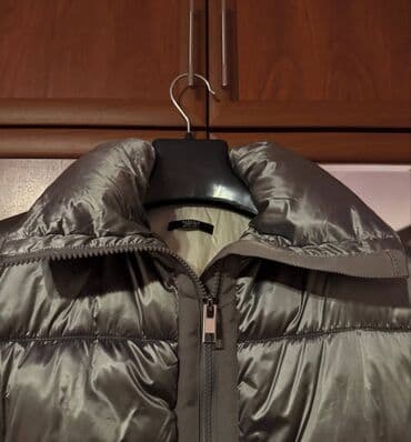 kurtka qadin ucun: Gümüşü-boz rəngli qışlıq şişmə gödəkçə - Model: qısa kəsimli, quilt — 5