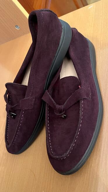 Makasin və loferlər: Ölçü: 40, rəng - Bənövşəyi, Yeni — 1