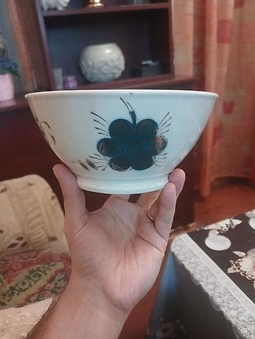 Миски, 1 шт., цвет - Белый, Фарфор