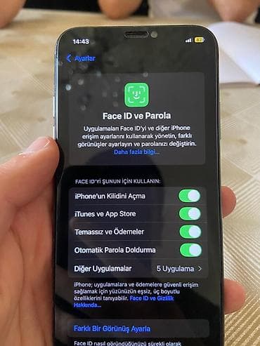 ipad 10 ikinci el: IPhone X, 256 GB, Qara, Face ID — 3