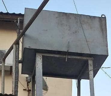 Metalkonstruksiyalı su anbarı və dayaqlı platforma - Material: qalın lalafo.az -da Metalkonstruksiyalı su anbarı və dayaqlı platforma - Material: qalın