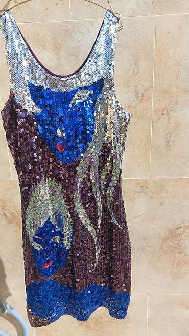 mini yubkalar: Kokteyl donu, Mini, Mavi — 3