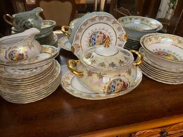 Qida məhsulları: Nahar dəsti, rəng - Ağ, Farfor, Madonna, Çexiya — 2