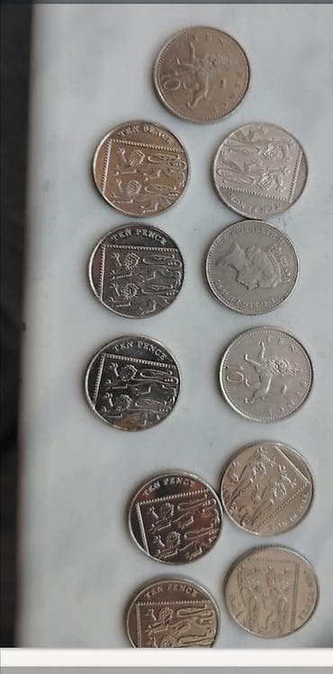 Məhsul: Böyük Britaniya 10 pənslik sikkələr toplusu Təsvir: - — 3