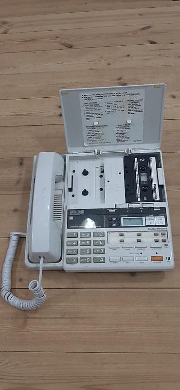 avtomatik səs yazma: Panasonic Easa-Phone avtomatik cavablandırıcı funksiyalı masaüstü — 2