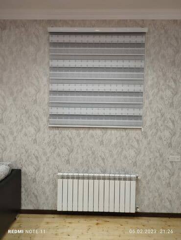 mətbəx pərdələri: Yeni, Alüminium Zebra, rəng - Bənövşəyi, Pulsuz çatdırılma — 5