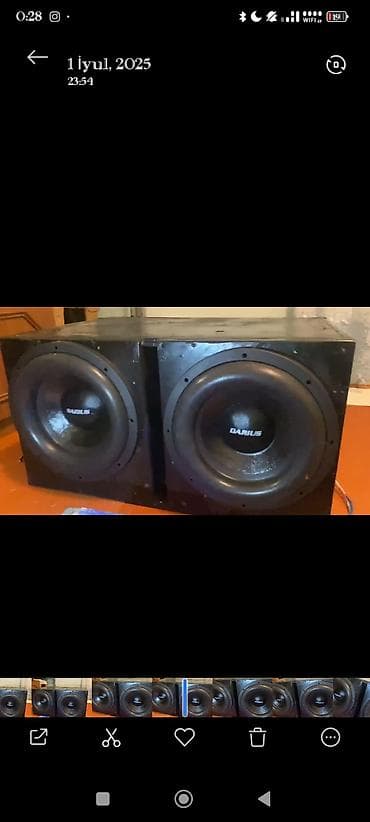 ipad mini 5 satilir: DARIUS markalı avtomobil subwooferləri – cütlük
basslar satılır — 1