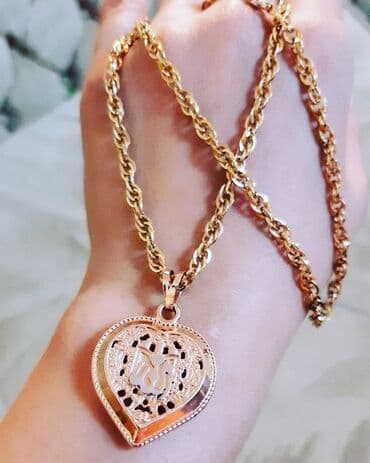 Çəngəllər: Boyunbağı, Sarı qızıl, 585 Əyar, 8800 g — 1