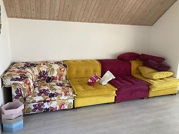 Divan və masa dəstləri: Modul kombinə olunan yumşaq mebel dəsti və yemək dəsti 1) Modul — 2
