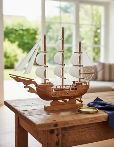 qaraqan art ve xaos pdf: Əl işi olan bu taxta gəmi modeli, dəniz mövzularını sevənlər üçün — 8