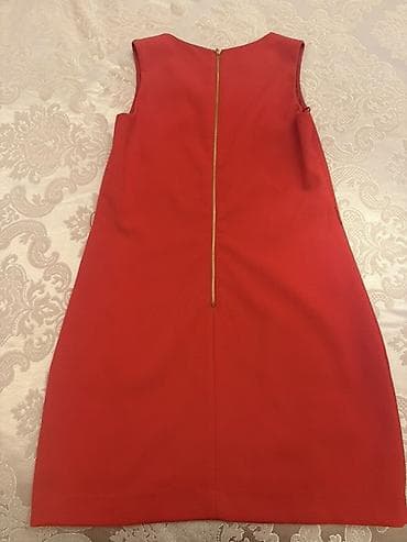 Məhsul: Mango Basics qolsuz paltar - Rəng: Canlı qırmızı(baha alinib — 4