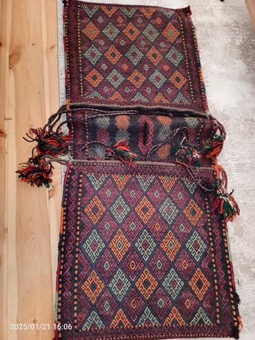 Əl işi, kəndir toxuması ile Qarabağ üslubunda hazırlanmış yaşi 2