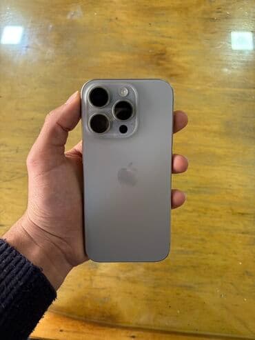 iphone 11 pro qiyməti: IPhone 15 Pro, 256 GB, Desert Titanium, Face ID — 8