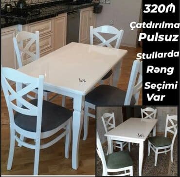 sulutepe kiraye heyet evleri 2022: *Bir gün ərzində çatdırılma olunan* ✔️Kuxna üçün stol stul dəsti✨✨ — 2