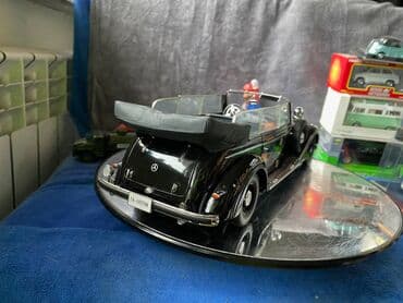 metbex tavan modelleri: Коллекционная модель Mercedes-Benz 770K Pullman W150 Black 1938 Road — 11