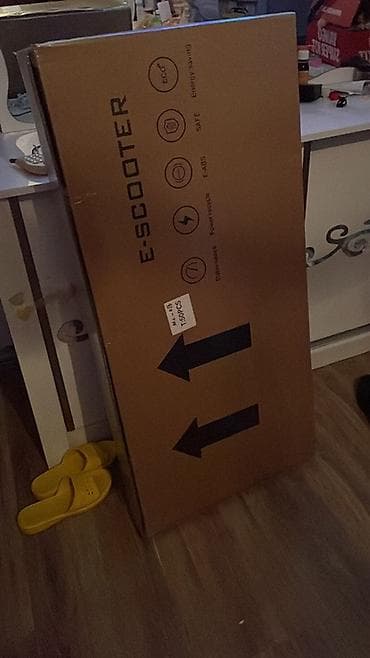 samakat: Elektrikli skuter – narıncı rəng Xüsusiyyətlər: - Güclü elektrik — 1