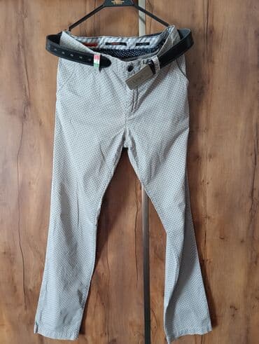qadın ziyafət geyimləri: Klassik Şalvar, LeviS, 6XL (EU 52), rəng - Boz — 2