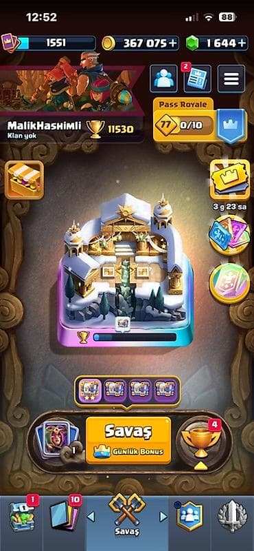rubik kubu: Clash Royale hesabı – güclü resurs və kolleksiya - Kasa: 367 075 — 3