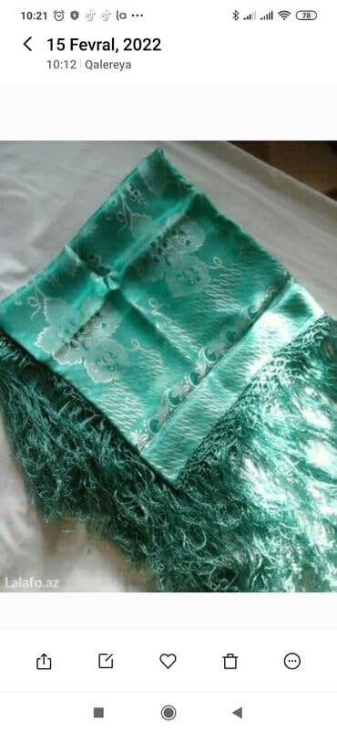 Qədimi İpək şal, 60 ilin, 35 man