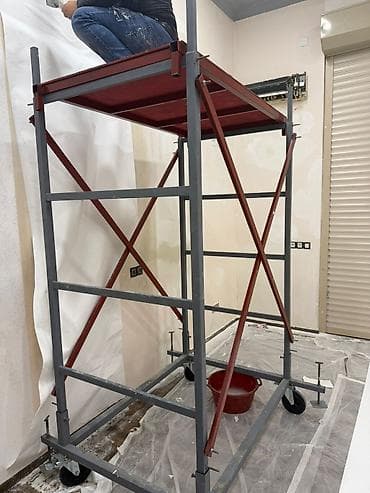 pəncərə silən aparat: Təkərli lesa (mobil iş qülləsi) icarəsi - İstifadə sahələri: fasad və — 5