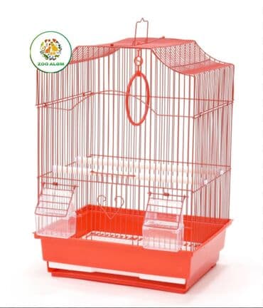 popuqay qefesi: Tutuquşu qəfəsi. Gözəl dizaynda hazırlanmış qəfəslərdir.Göy, qırmızı — 4