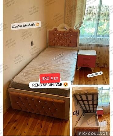 Uşaq mebeli: Oğlan üçün, Yeni, Çarpayı, Bazalı, Matras ilə, Siyirməsiz — 1