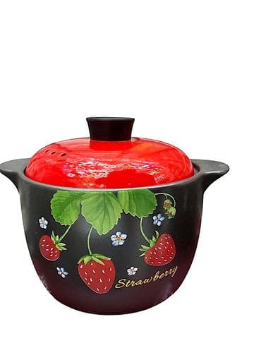 Кастрюля, цвет - Черный, Керамика