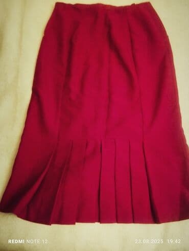 krep qadın ətəkləri: Maksi Ətək, Massimo Dutti, XL — 9