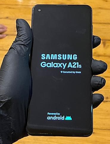 samsung es: Samsung Galaxy A21S, 32 GB, rəng - Göy — 1