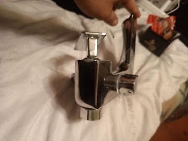 Hamam üçün divardan quraşdırılan kran-miksər - Material: xrom örtüklü — 1