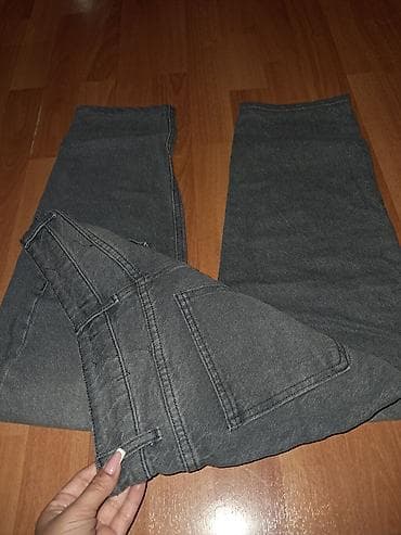 çekmeler: Mom jeans üslubunda qadın cins şalvarlar - Kəsim: Mom fit, düz balaq — 4