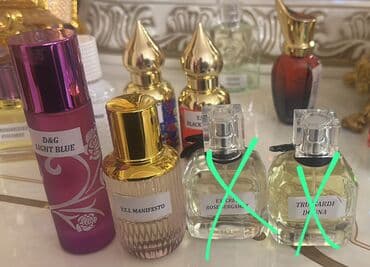 Мужская обувь: Qadın ətirləri – müxtəlif məşhur brendlərin adları ilə etiketlənmiş — 2