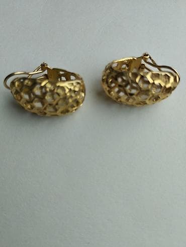 qizil satilir: Sırğa, Sarı qızıl, 750 Əyar, 12 g — 5